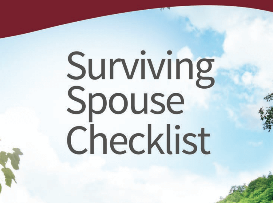 Surviving Spouse Checklist