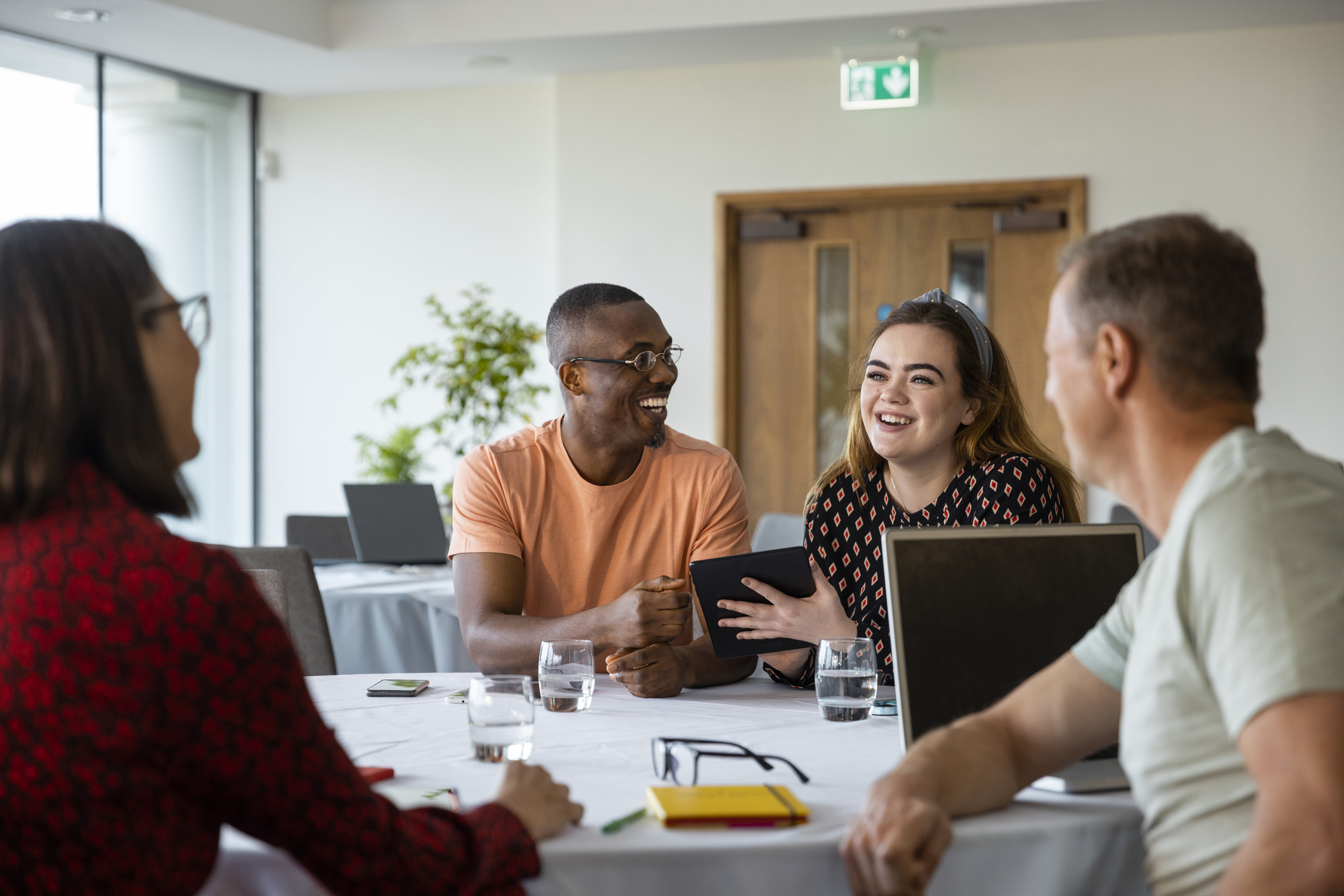 Team Talking Over Ideas